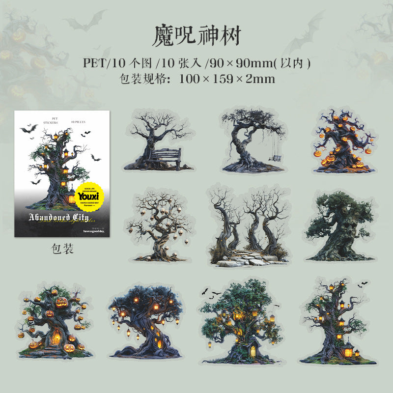 10pcs gothic sticker pack (MLS25050512)