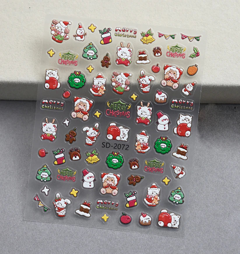 1 sheet christmas winter sticker pack (S25112703)
