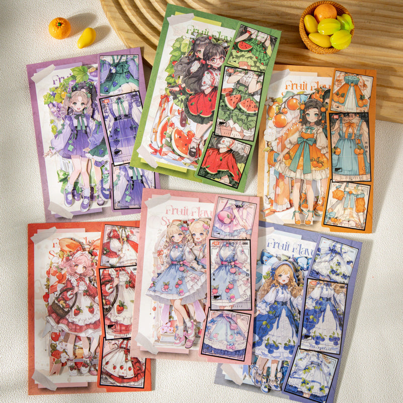 15pcs fruit girl sticker pack (S25082508)