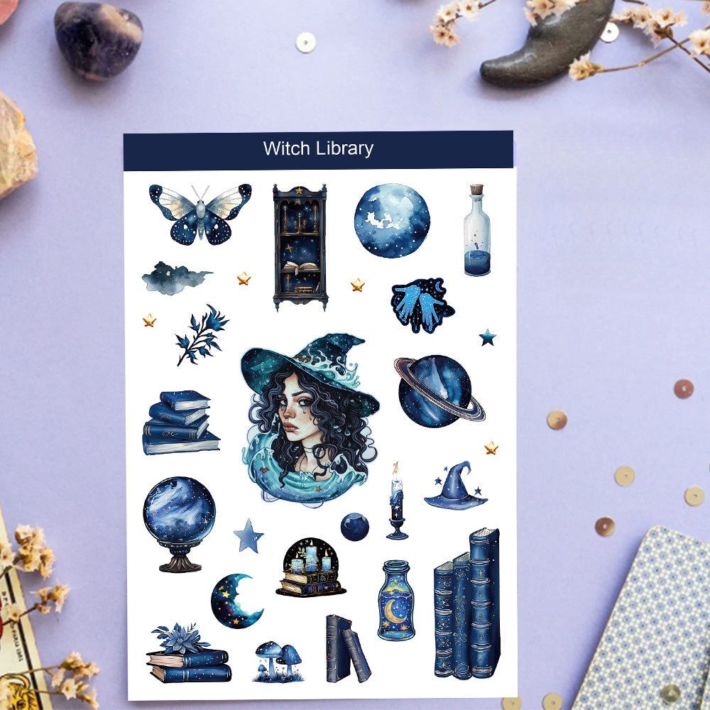 8sheets witch sticker pack (MLS25062101)