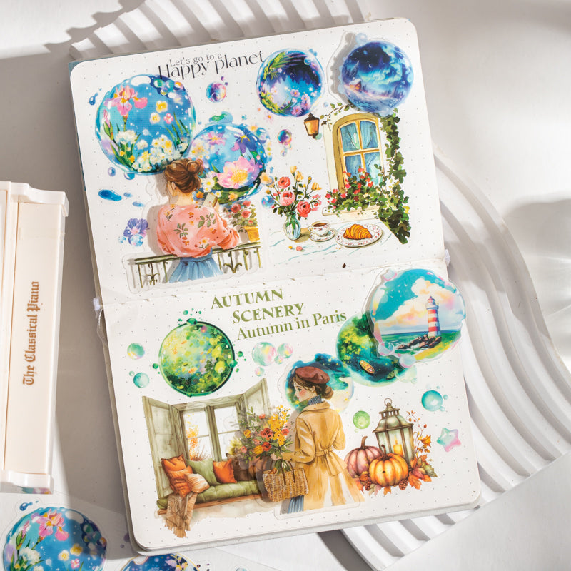 1 rulle världen i bubbelförskuren PET-tejp (T25111201)