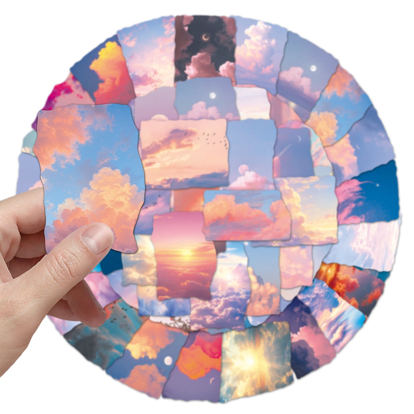 51pcs cloud sky sticker pack(S25121502)