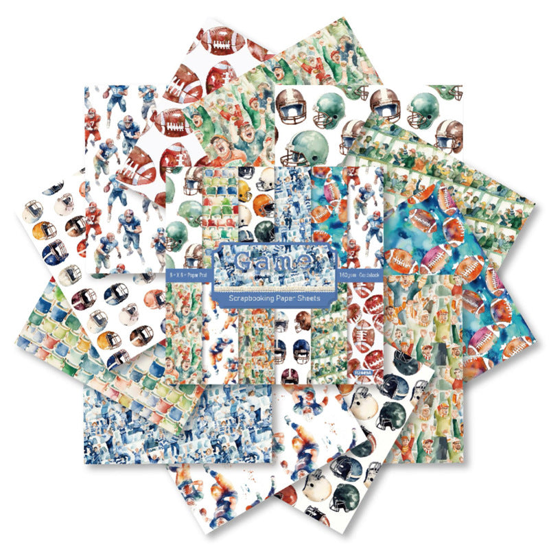 24pcs 6inch sport paper pack(TZB25121507)