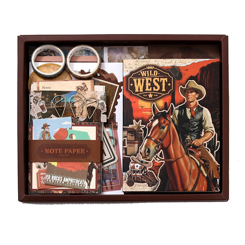 157-teiliges WILD WEST Cowboy-Journaling-Box-Set (S25103101)
