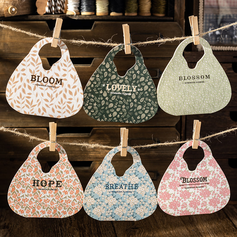 20pcs flower words label sticker pack (S25091504)