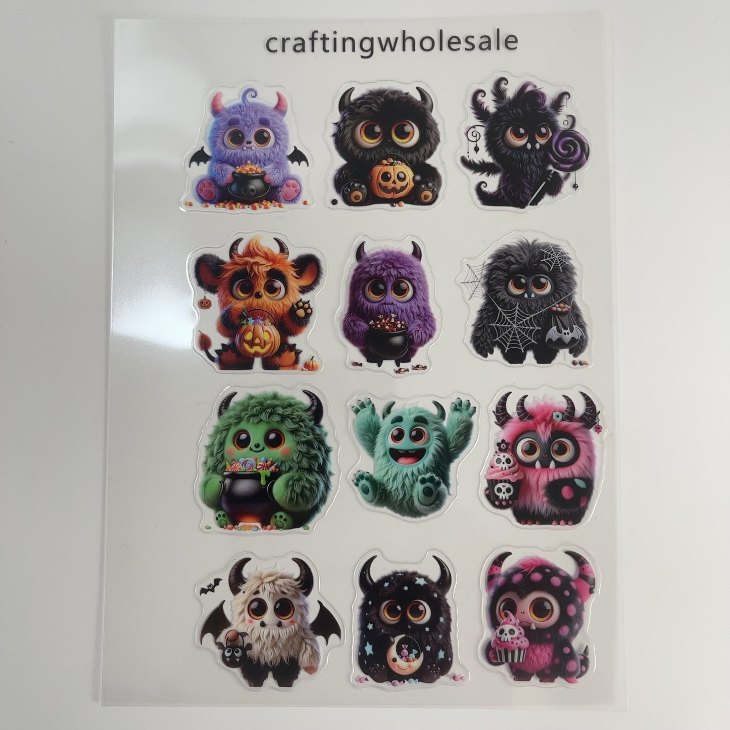 1pc Exclusive halloween doll PET-stickers A5 size (S26011303)