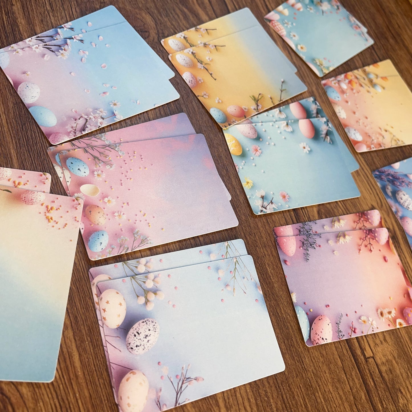 Spring easter background ATC cards 1 pack 20pcs 2.5*3.5 inch (C25012901)