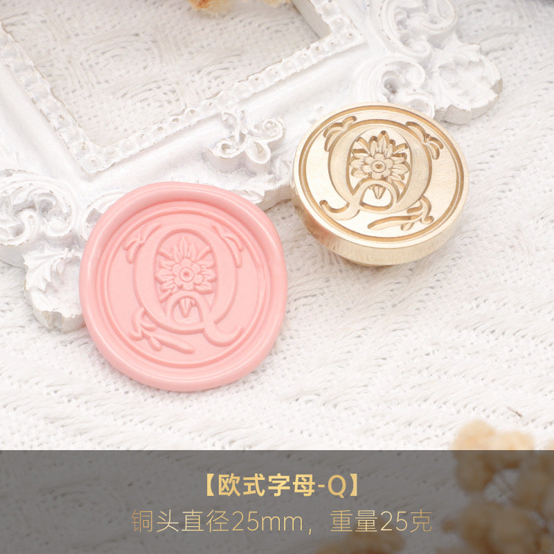 1pc Letter wax seal stamp (MLZ25041904)
