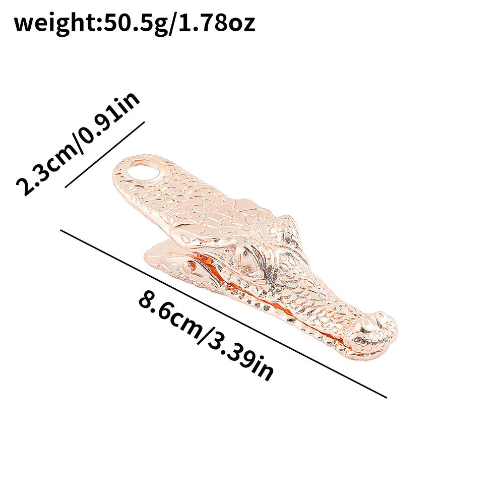 DEC 1pc Alligator head metal clip(MLc120102)