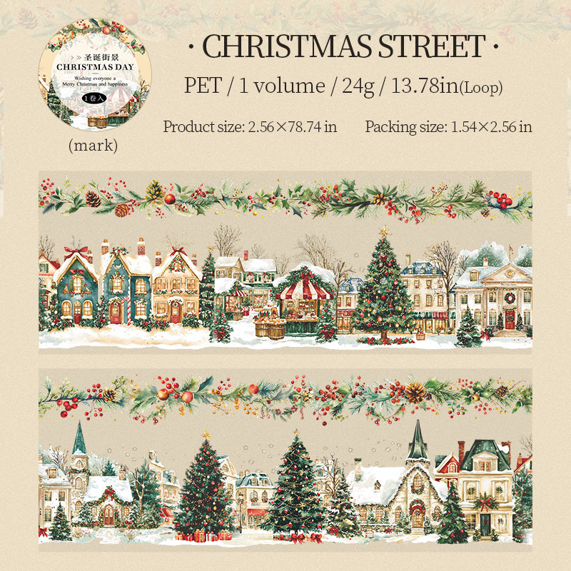 1 roll Christmas PET-tape (MLT25072001)