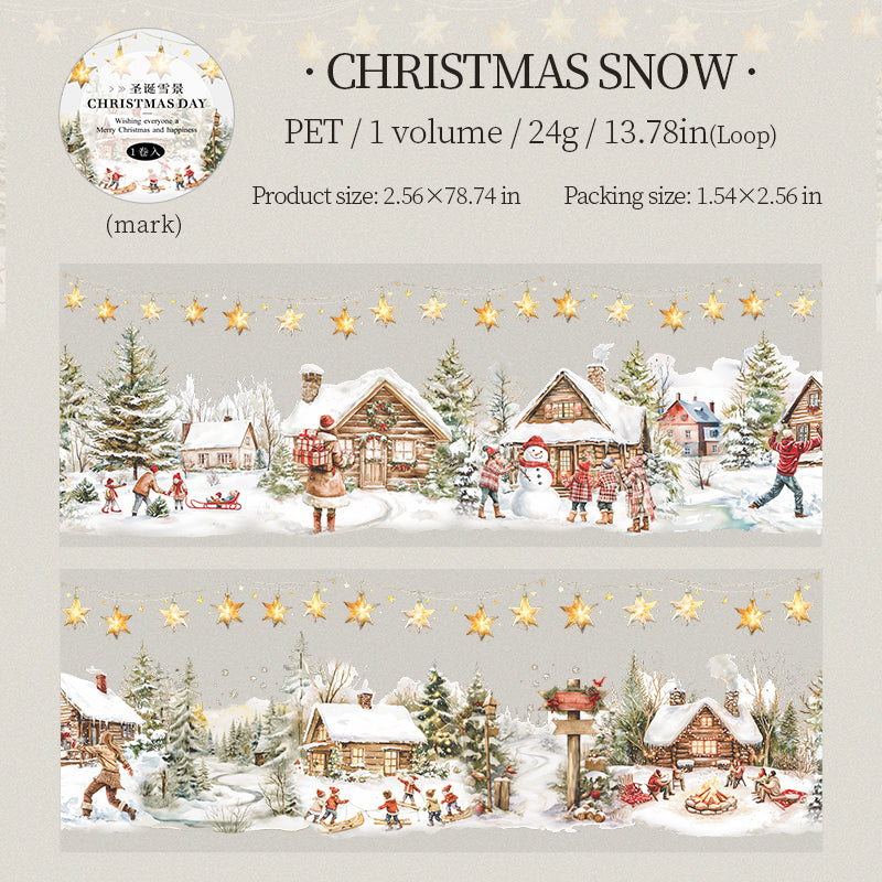 1 roll Christmas PET-tape (MLT25072001)