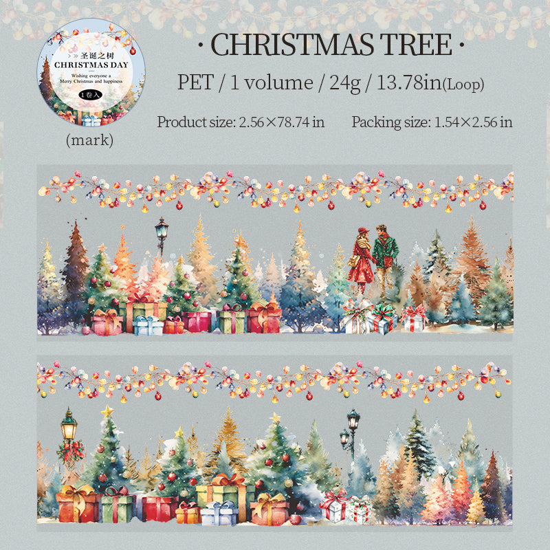 1 roll Christmas PET-tape (MLT25072001)