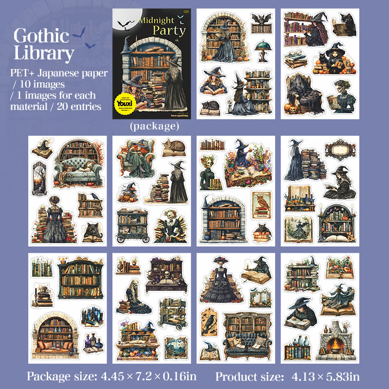 20pcs PET+Washi sticker book (TZB25081904)