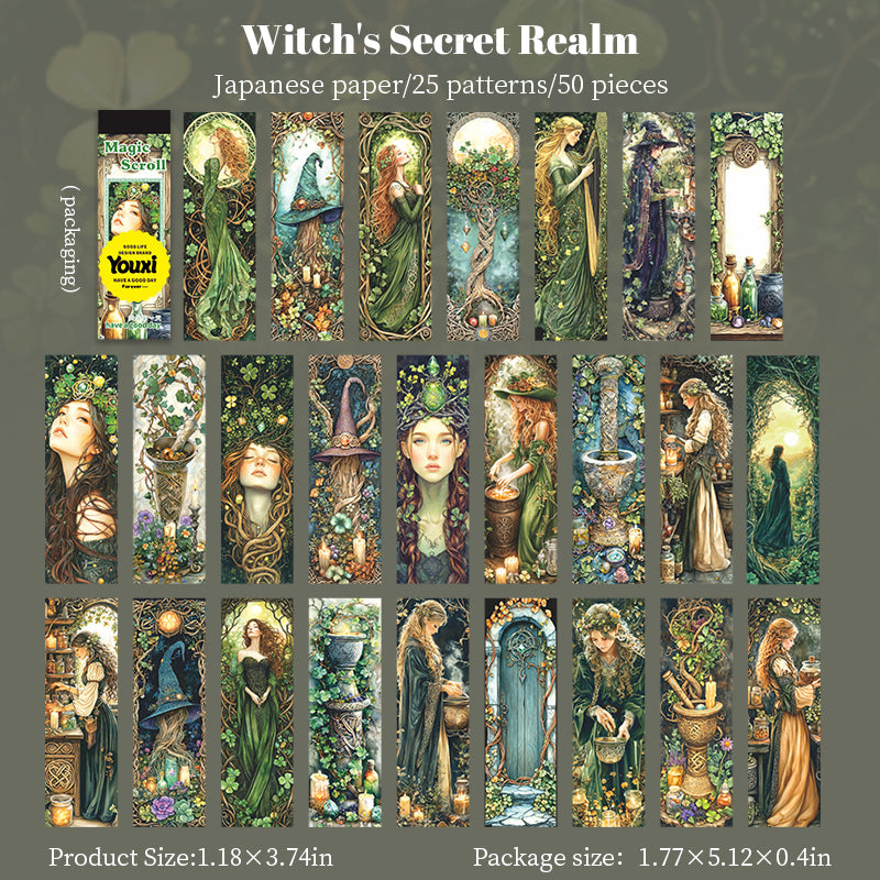 50 st magiska mini-washi-klistermärkesblock (TZB25090407)