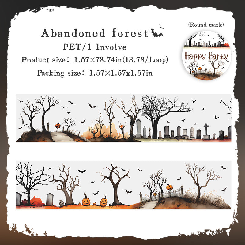 1 rulle Halloween PET-tejp (T25081909)