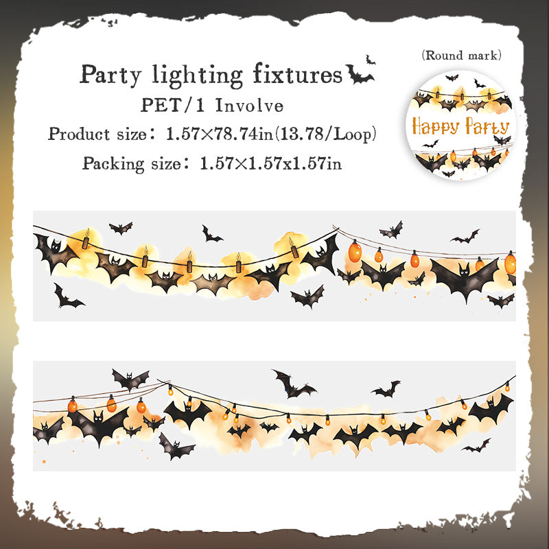 1 rulle Halloween PET-tejp (T25081909)