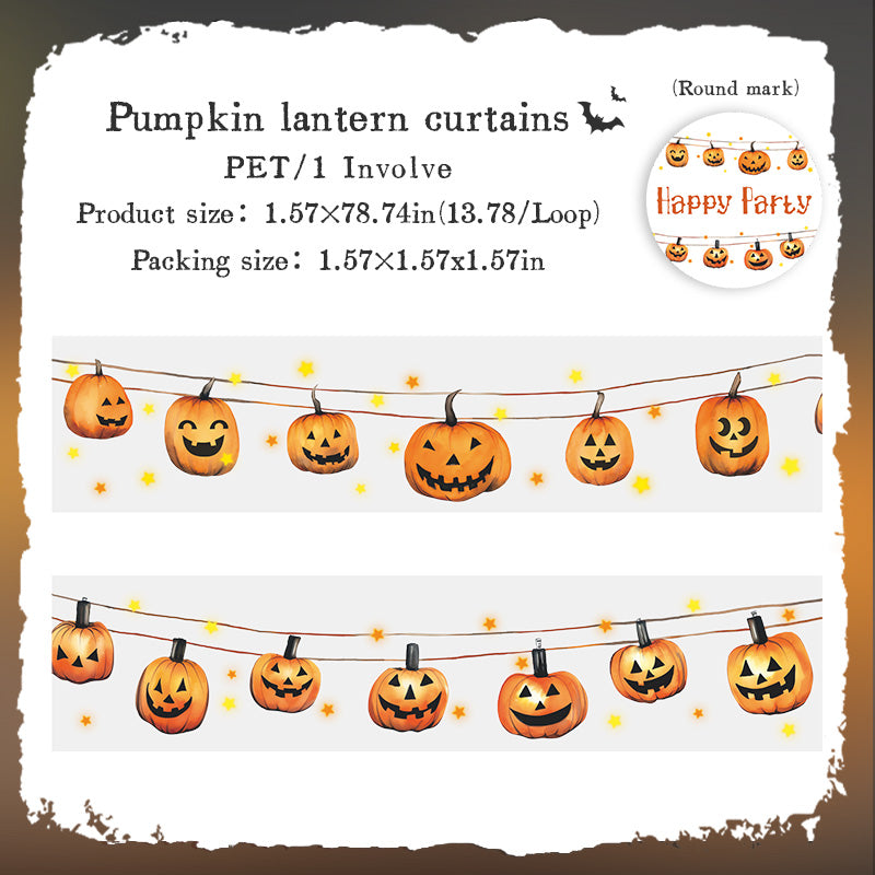 1 rulle Halloween PET-tejp (T25081909)