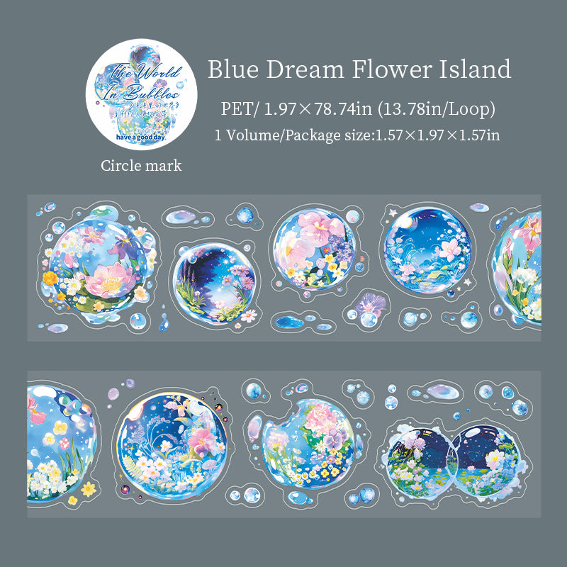 1 rulle världen i bubbelförskuren PET-tejp (T25111201)