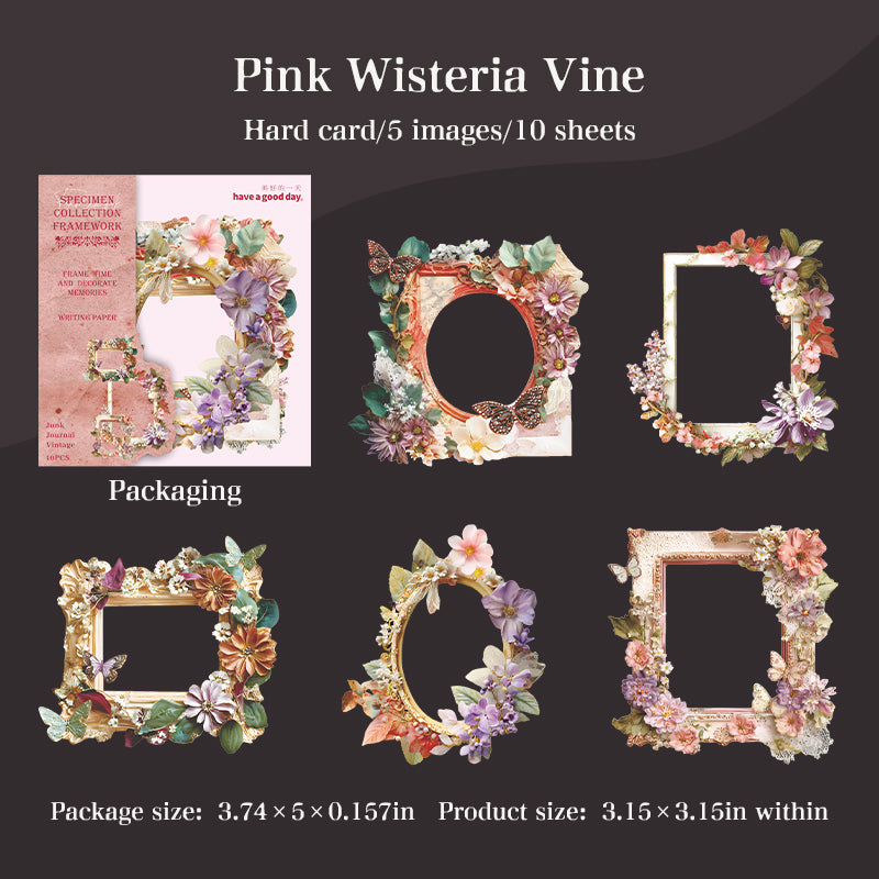 10pcs specimen frame card-sticker pack (S25110601)