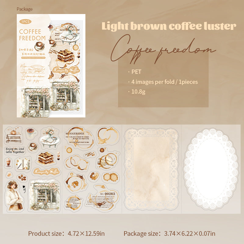 4 Stück in 1 faltbarem Aufkleberbogen (S25102101)