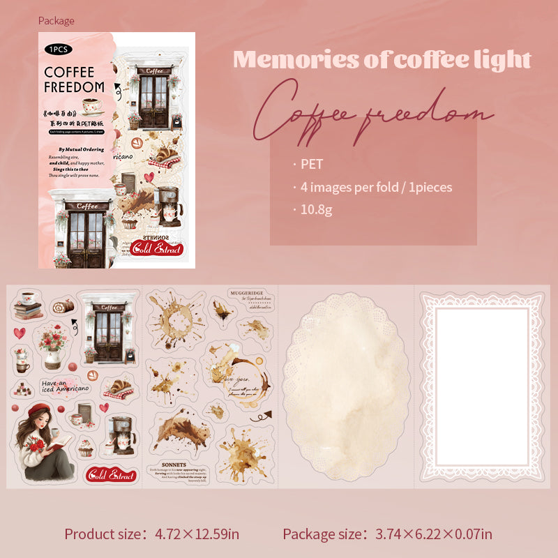 4 Stück in 1 faltbarem Aufkleberbogen (S25102101)