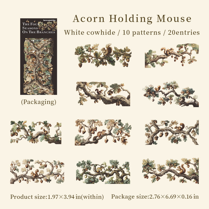 20pcs branches sticker pack（S25120901）