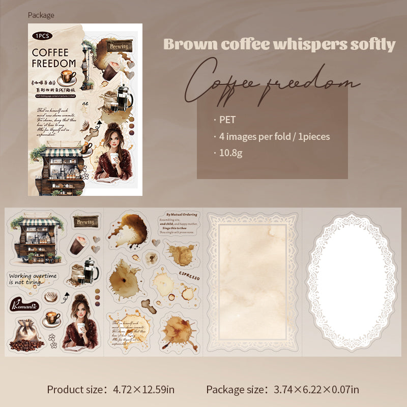 4 Stück in 1 faltbarem Aufkleberbogen (S25102101)