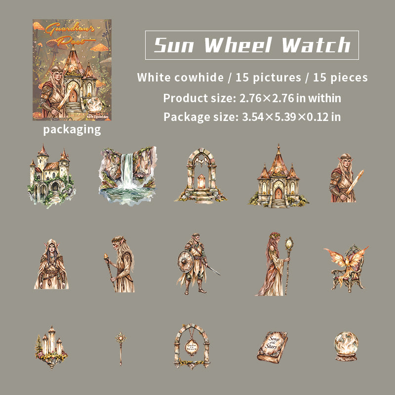 15pcs Guardian sticker pack(S25120301)