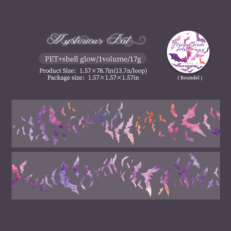 1 roll flying bird PET- tape (T25092510)