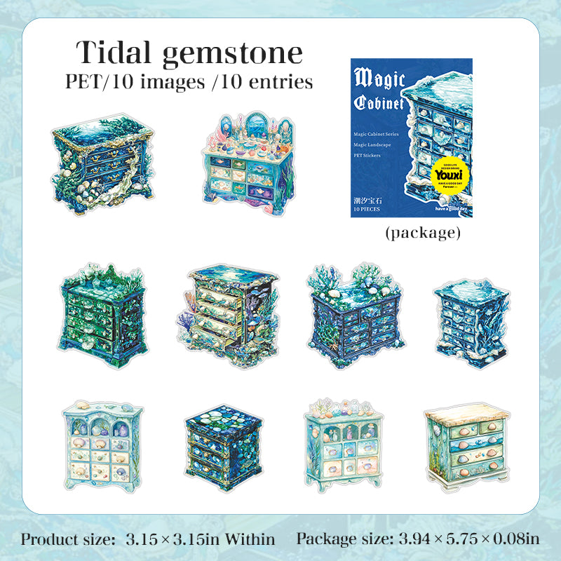 10pcs magic cabinet sticker pack (MLS25061006)