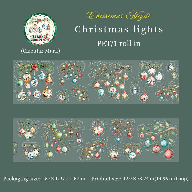 1 roll Christmas PET-tape（T25081911）