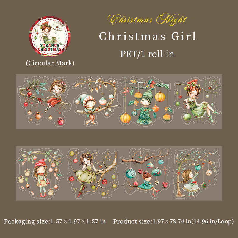 1 roll Christmas PET-tape（T25081911）