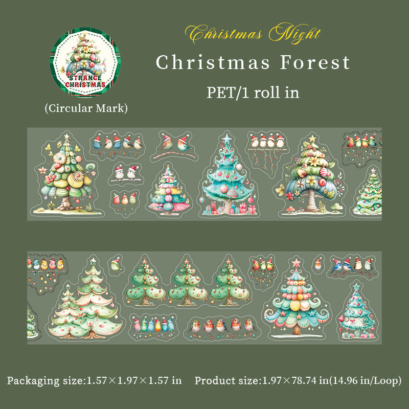 1 roll Christmas PET-tape（T25081911）