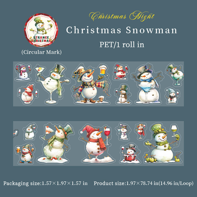 1 roll Christmas PET-tape（T25081911）