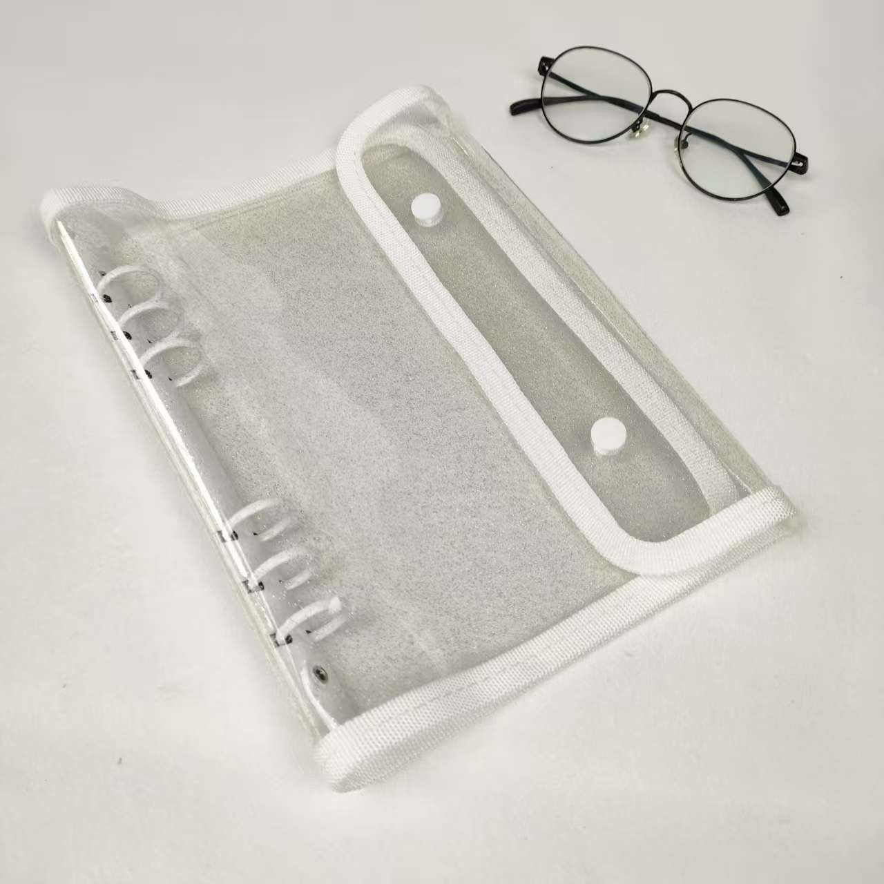 A5 Glitter clear binder not contain insert pages(C25112413)