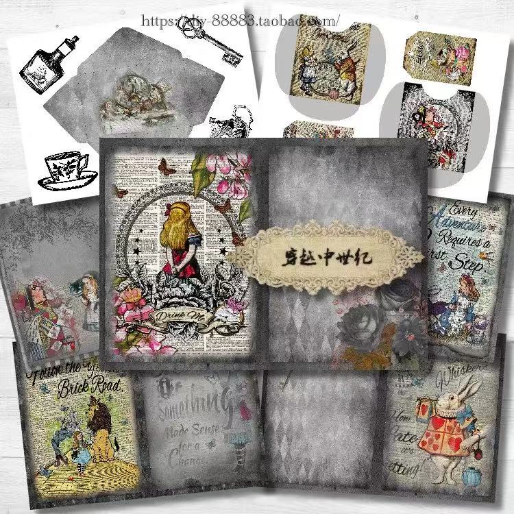 A4 size Alice sticker pack (MLS25060803)