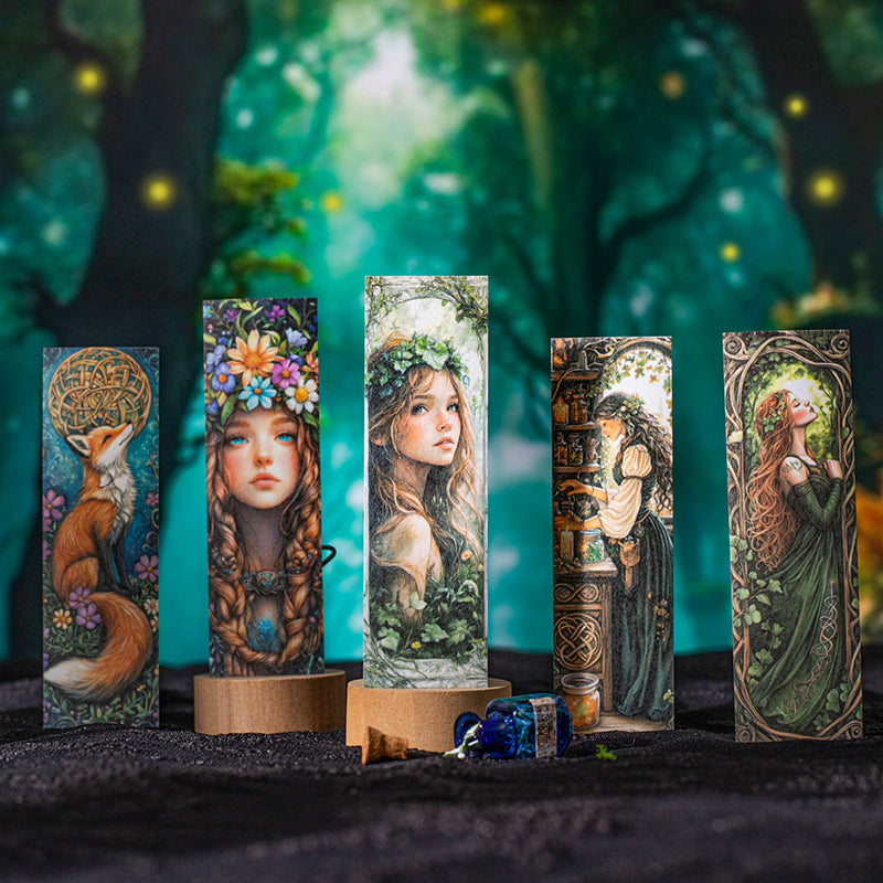 50 st magiska mini-washi-klistermärkesblock (TZB25090407)