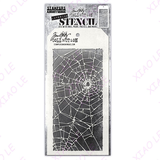 1pc spider net stencil (Z25121001)