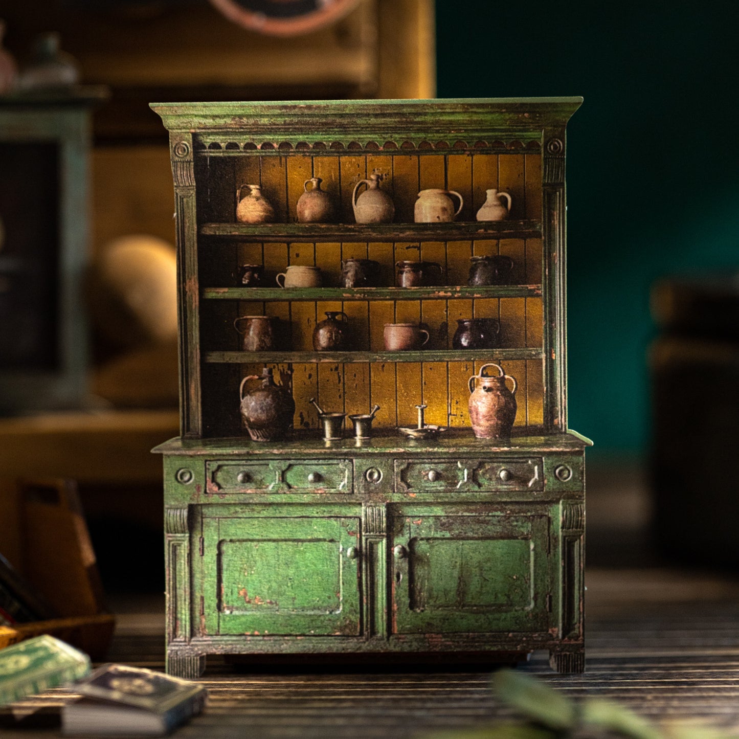 10pcs retro cabinet sticky card pack (S25120303)