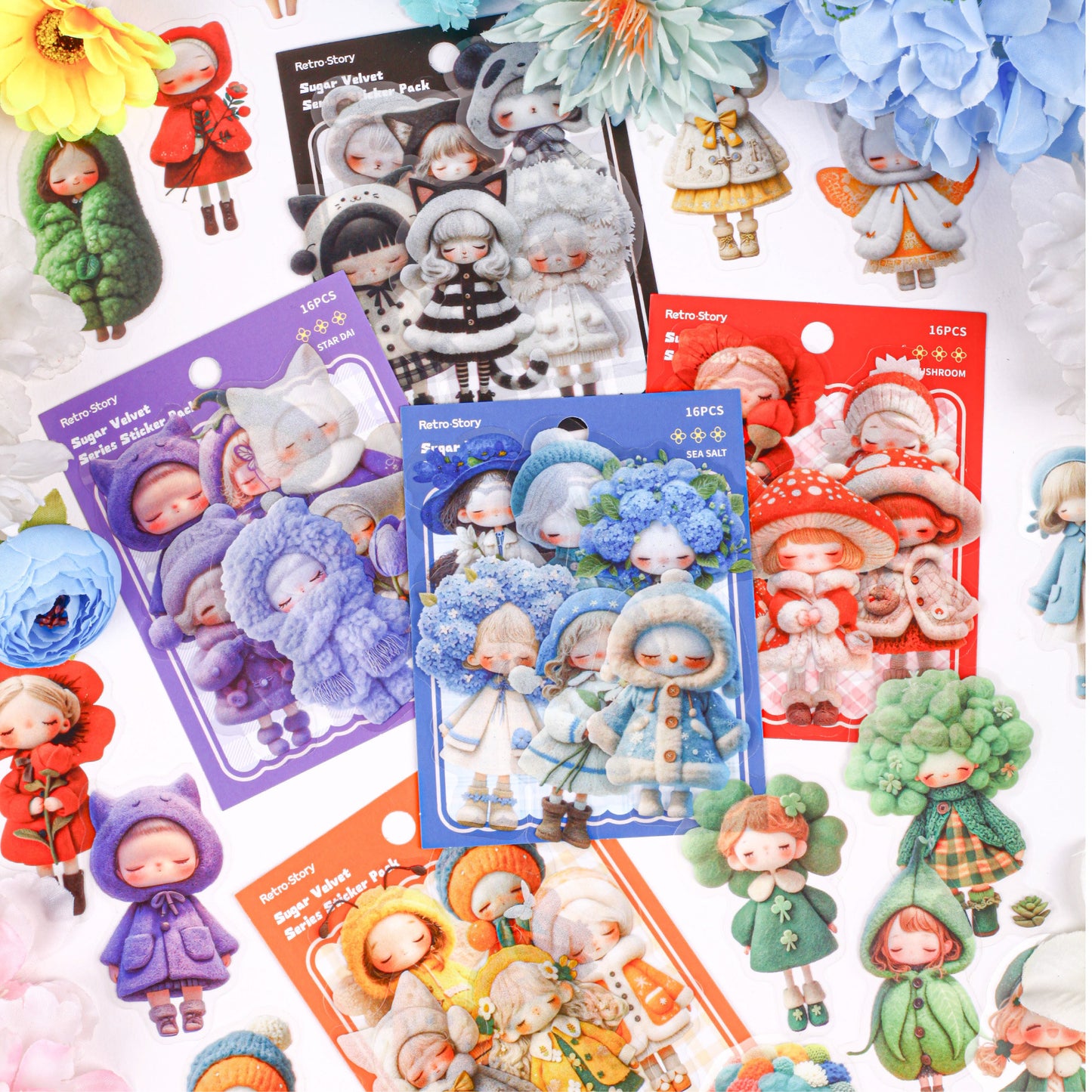 20pcs cute doll sticker pack (S25111801)
