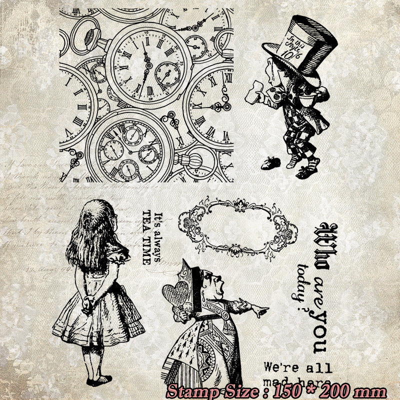 1pc Alice clear stamp(Z25092502)