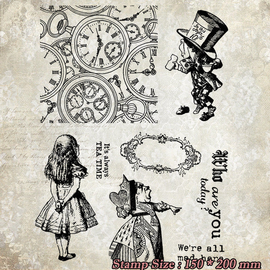 1pc Alice clear stamp(Z25092502)