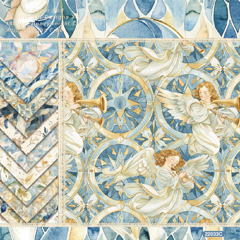 24pcs 6inch angel paper pack(TZB25121506)