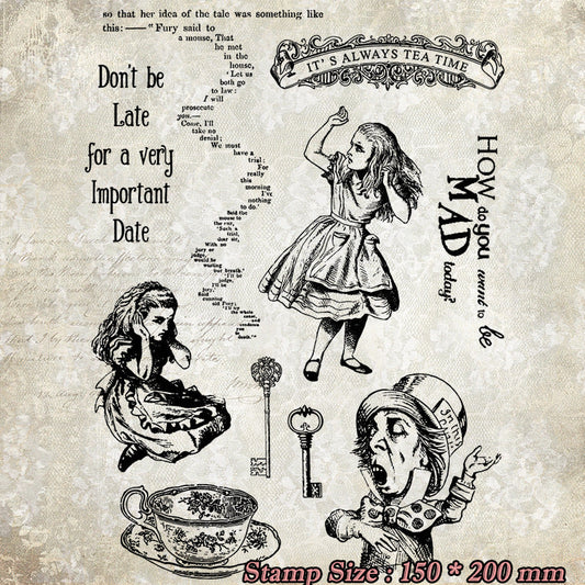 1pc Alice clear stamp (Z25092503)