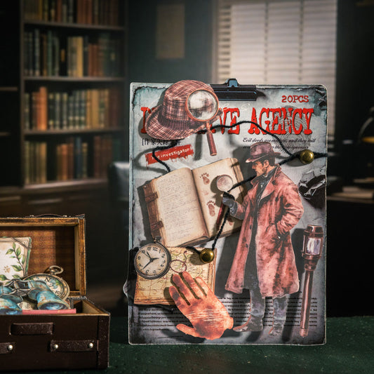 20pcs detective agency sticker pack (S25082504)