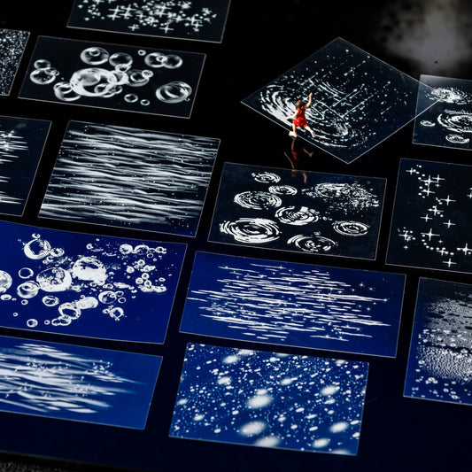 20pcs natural rainy collection PET-sticker pack (S25081801)