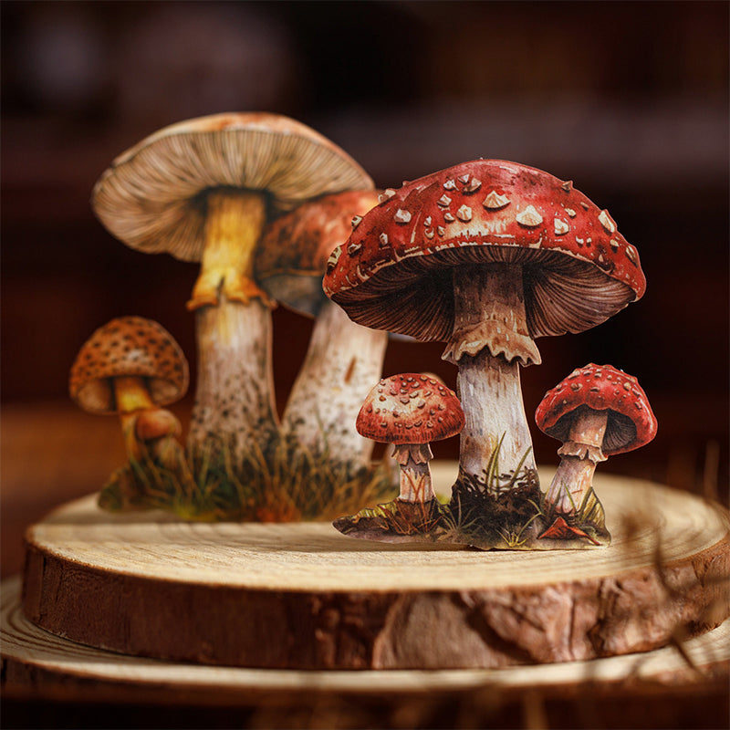 25pcs mushroom sticker pack (S25110604)