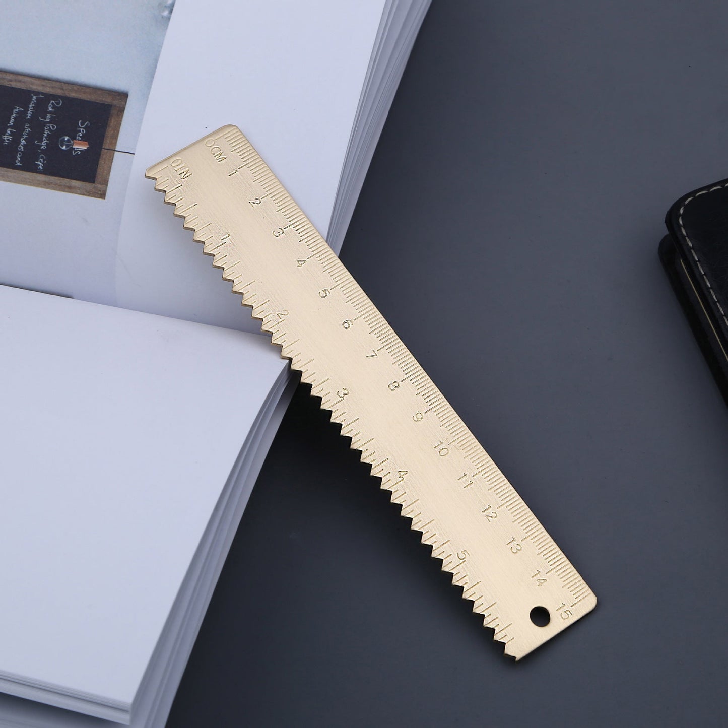 1 pc Brass wave ruler (C25090505)