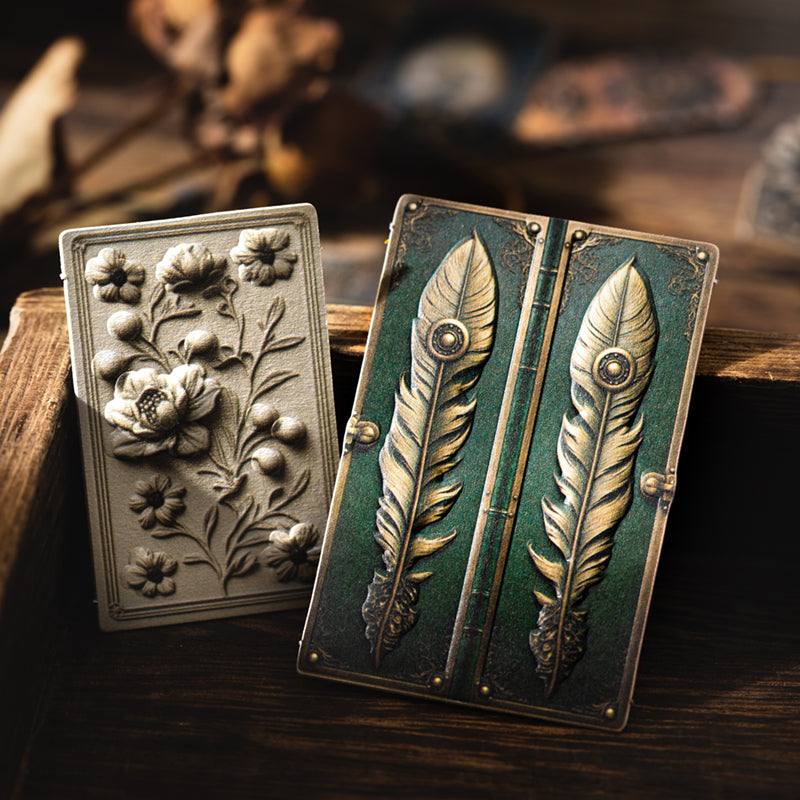 20 Stück Vintage-Kartenaufkleber-Packung (S25101611)