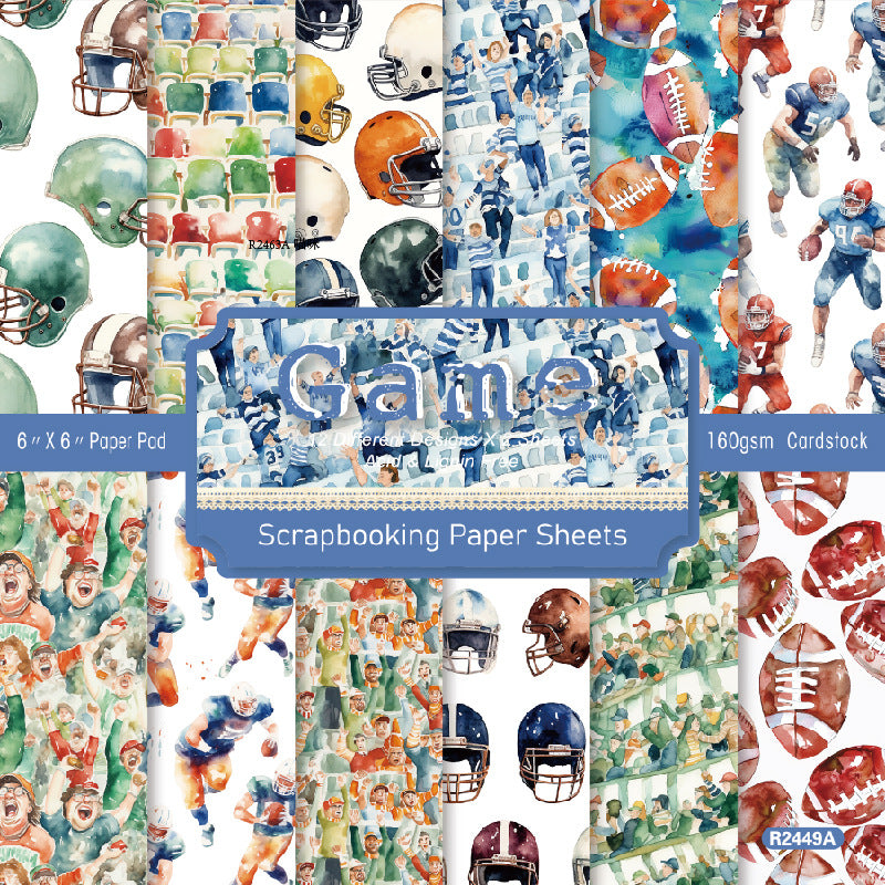 24pcs 6inch sport paper pack(TZB25121507)